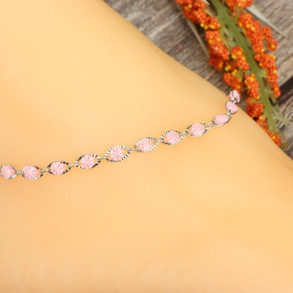 "Elegant Handmade Anklet – Delicate Jewelry for Women, MAR091277 - Picture 1 of 10